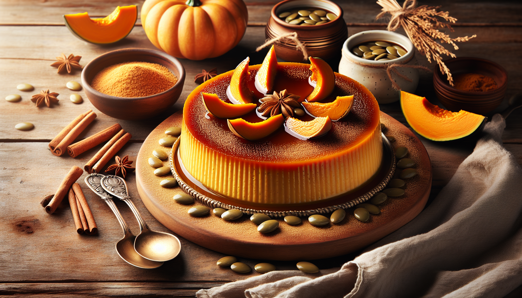 flan di zucca